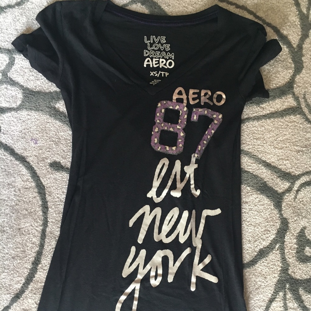 Black aero tee shirt